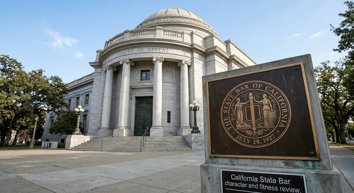 California State Bar character and fitness review
